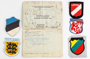 Germany Third Reich Patches and Passport for Military Deserters from the Territory of the USSR
