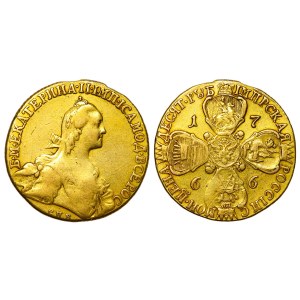 Russian Empire, 10 Roubles, 1766 year, SPB