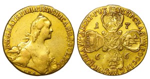 Russian Empire, 10 Roubles, 1766 year, SPB