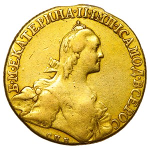Russian Empire, 10 Roubles, 1766 year, SPB