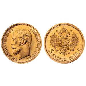 Russian Empire, 5 Roubles, 1902 year, (AR)