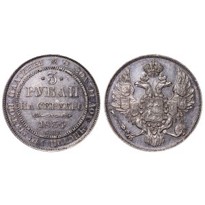 Russian Empire, 3 Roubles, 1834 year, SPB
