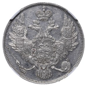 Russisches Reich, 3 Rubel, 1844, St. Petersburg, NGC, AU 58