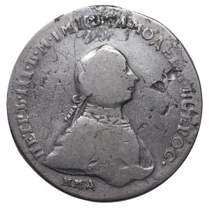 Russian Empire, 1 Rouble, 1762 year, MMD-DM