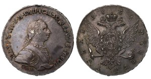 Russian Empire, 1 Rouble, 1762 year, SPB-NK