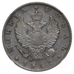 Russisches Reich, 1 Rubel, 1817, SPB-PS, NGC, XF – DETAILS