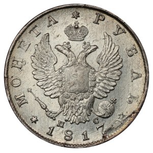 Empire russe, 1 rouble, 1817, SPB-PS