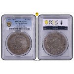 Russian Empire, 1 Rouble, 1741 year, SPB, PCGS, Test Cut-XF Detail