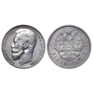 Russisches Reich, 1 Rubel, 1901, АГ