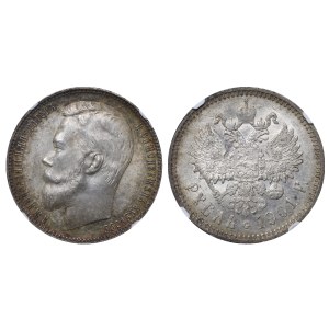 Cesarstwo Rosyjskie, 1 rubel, rok 1901, ФЗ, NGC, MS 61