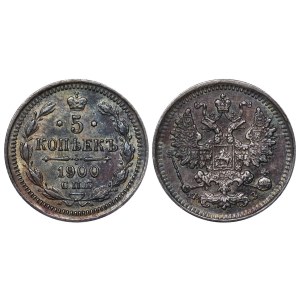Russian Empire, 5 Kopecks, 1900 year, SPB-FZ