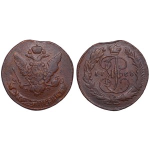 Russian Empire, 5 Kopecks, 1763 year, (MM)