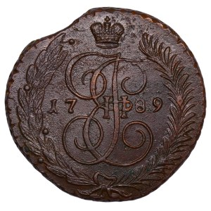 Russian Empire, 5 Kopecks, 1789 year, (AM)