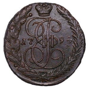 Russisches Reich, 5 Kopeken, 1794, (EM)