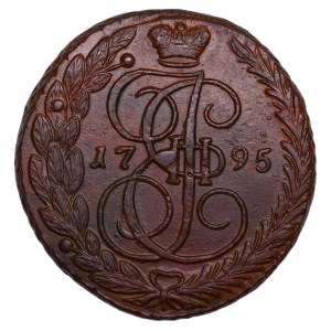Impero russo, 5 kopek, 1795, (EM)
