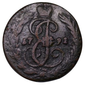 Cesarstwo Rosyjskie, 1 denga, rok 1792