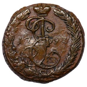 Russian Empire, 1 Denga, 1793 year, EM