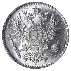 Impero russo, Finlandia, 50 penni, 1914, S, NGC, MS 64