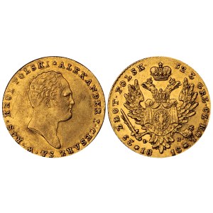Kongresové Poľské kráľovstvo, 25 zlotých, rok 1818, IB