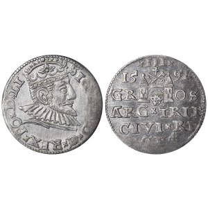 Duchy of Livonia, 3 Grossus, 1592 year, Riga