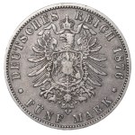 Kingdom of Prussia, 5 Mark, 1876 year, A