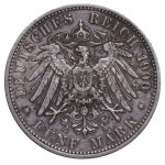 Velkovévodství Bádensko, 5 marek, rok 1900, G