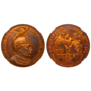 Pruské království, 5 marek (vzor), rok 1913, NGC, PF 63 RB, TOP POP