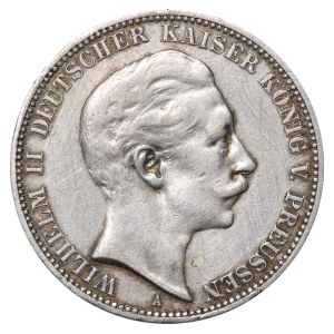 Pruské království, 3 marky, rok 1911, A