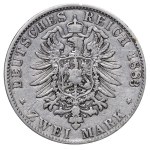 Grand Duchy of Baden, 2 Mark, 1883 year, G