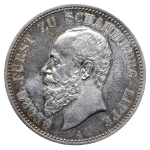 Księstwo Schaumburg-Lippe, 2 marki, rok 1898, A