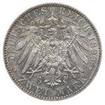 Principality of Reuss-Greiz, 2 Mark, 1899 year, A