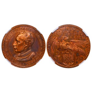 Kingdom of Saxony, 2 Mark (Pattern), 1913 year, NGC, PF 63 RB, TOP POP