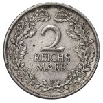 Germany, 2 Reichsmark, 1925 year, F