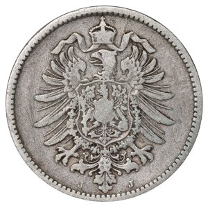 Německo, 1 marka, rok 1875, J