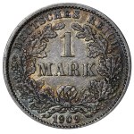 Nemecko, 1 marka, rok 1909, A