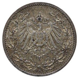 Germany, ½ Mark, 1914 year, A