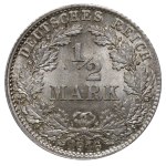 Germany, ½ Mark, 1916 year, D