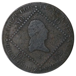 Austrian Empire, 30 Kreuzers, 1807 year, S