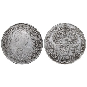 Austrain Empire, 20 Kreuzers, 1774 year, ICFA