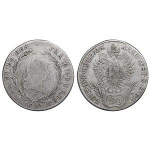 Austrian Empire, 20 Kreuzers, 1793 year, E