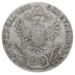 Empire autrichien, 20 Kreuzers, 1805, A