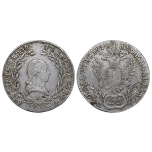 Austrian Empire, 20 Kreuzers, 1810 year, A