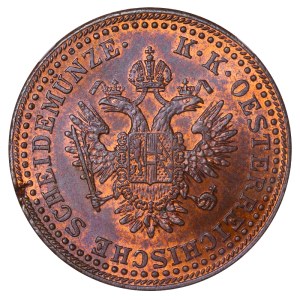 Österreichisches Kaiserreich, 2 Kreuzer, Jahr 1851, A, NGC, MS 64 BN