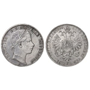 Austrain Empire, 1 Florin, 1860 year, A