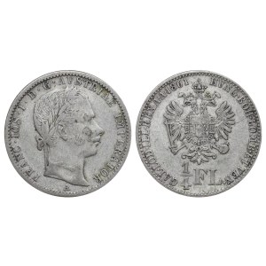 Austrian Empire, ¼ Florin, 1861 year, A