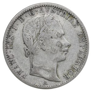Austrian Empire, ¼ Florin, 1861 year, A