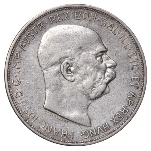 Austrian Empire, 5 Crowns, 1909 year