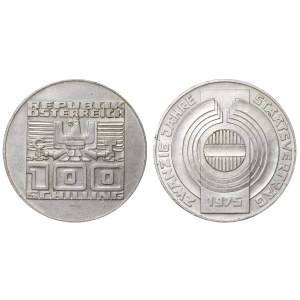 Austria, 100 Schilling, 1975 year, 20th Anniversary of the State Treaty