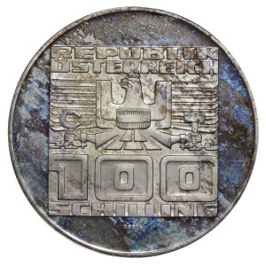 Rakúsko, 100 šilingov, rok 1976, 1000. výročie Korutánska