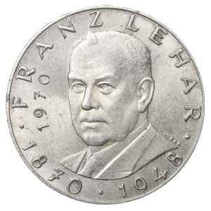 Austria, 25 Schilling, 1970 year, 100th Anniversary of birth of Franz Lehar